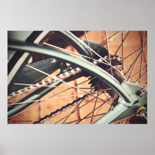 Grande affiche de bicyclette vintage