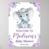 Grande Affiche de bienvenue d'éléphant, Poster de  (Devant)