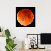 Grande affiche de la lune rouge Lunar Eclipse 2011 (Bureau à domicile)