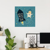 Grande affiche de rêve (Bureau à domicile)