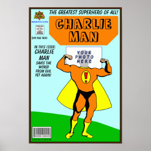 Grande affiche Vous présentant comme un super-héro