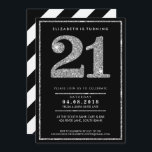 GRANDE ÂGE NUMÉRO INVITATION moderne 21 parties sc<br><div class="desc">REMARQUE - L'EFFET PARTIES SCINTILLANT ARGENT EST UNE IMAGE IMPRIMÉE Un design d'invitation super simple, mais élégant pour votre anniversaire. CONSEIL :: 1. Pour modifier/déplacer des graphiques / modifier la couleur de l'arrière - plan, cliquez sur le bouton "customiser". 2. Vous pouvez également modifier les polices et ajouter du texte...</div>