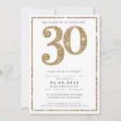 GRANDE ÂGE NUMÉRO INVITATION moderne 30 parties sc (Devant)