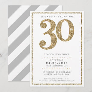 GRANDE ÂGE NUMÉRO INVITATION moderne 30 parties sc