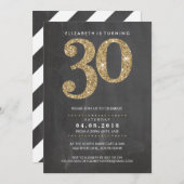 GRANDE ÂGE NUMÉRO INVITATION moderne 30 parties sc (Devant / Derrière)