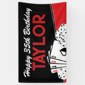 Grande bannière de pancarte de fête d'anniversaire (Vertical)