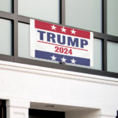 Grande bannière Trump 2024 en plein air (Bâtiment extérieur)