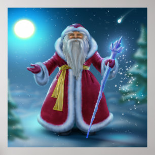 Grande Belle affiche Père Noël Art