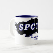 Grande, bleue tasse de SPCTR (Devant gauche)