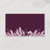 Grande Bourgogne Mariage Feuille Carte enregistrée (Dos)