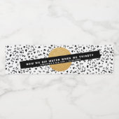 Grande bouteille d'eau d'anniversaire étiquettes (Étiquettes simples)