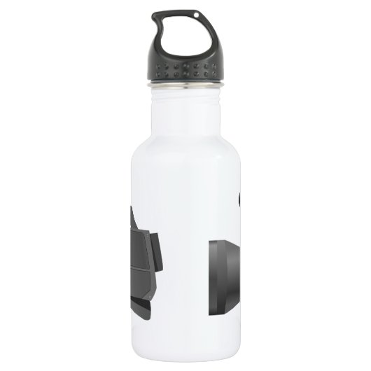 Grande bouteille d'eau de caméra vidéo (Dos)