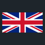 Grande-Bretagne Drapeau UK Poster Royaume-Uni<br><div class="desc">Drapeau de Grande-Bretagne Poster britannique</div>
