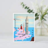 Grande-Bretagne voyage vintage Carte postale (Debout devant)