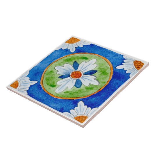 Grande carreaux en céramique de style sicilien "Ca (Côté)