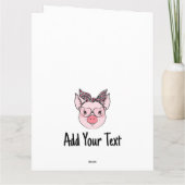 Grande carte (8,5 po x 11 po) (Dos)