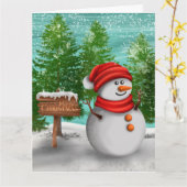 Grande carte (8,5 po x 11 po) (Fleur jaune)