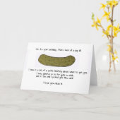 Grande carte d'anniversaire (Fleur jaune)