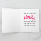 Grande carte d'anniversaire (Intérieur)