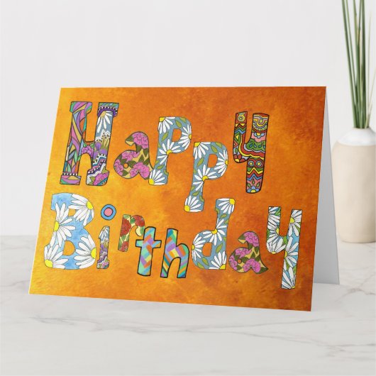 Grande carte d'anniversaire (Devant)