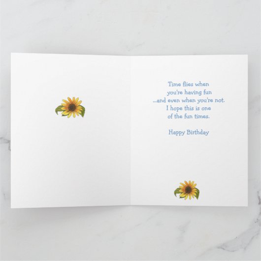 Grande carte d'anniversaire 90e (Intérieur)