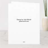 Grande carte d'anniversaire Big 75th (Dos)