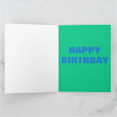 Grande carte d'anniversaire de travail du groupe (Intérieur)