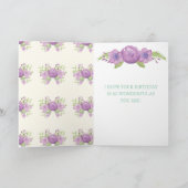 Grande carte d'anniversaire grand-mère (Intérieur)