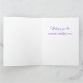 GRANDE carte d'anniversaire RAINBOW CANDY (Intérieur)
