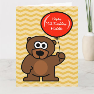 Grande carte d'anniversaire très grande pour les e