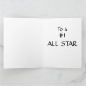 GRANDE carte de #1 All Star (Intérieur)