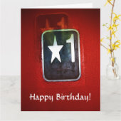 GRANDE carte de #1 All Star (Fleur jaune)