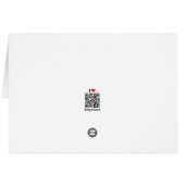 Grande carte de bouche souriante (Dos Horizontal)