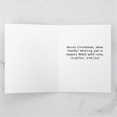 Grande carte de dossier Noël Famille (Intérieur)
