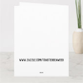 GRANDE CARTE DE FÉLICITATIONS DE MARIAGE MARIAGE G (Dos)