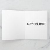 GRANDE CARTE DE FÉLICITATIONS DE MARIAGE MARIAGE G (Intérieur)