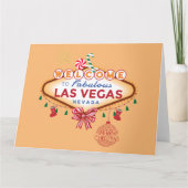 GRANDE carte de Noël Las Vegas (Devant)