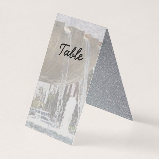 Grande carte de place de la fontaine d'eau (Back)