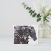 Grande carte de profil de chevaux (Debout devant)