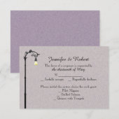 Grande carte de réponse Mariage facile (Devant / Derrière)