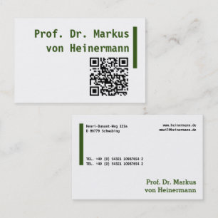 Grande carte de visite Business Card