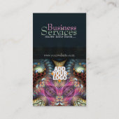 Grande Carte de visite fragile du Nouvel Âge (Dos)