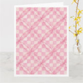 GRANDE carte de voeux / blanc (Fleur jaune)