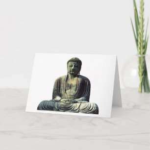 Grande carte de voeux Bouddha