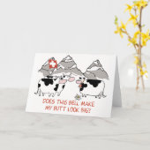 Grande carte de voeux de bout (Fleur jaune)