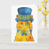 Grande carte de voeux de Hansel (Fleur jaune)