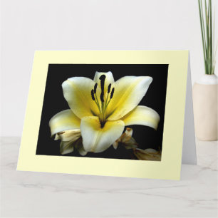 Grande carte de voeux Fleurs