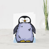 Grande carte de voeux Pingin Chick (Devant)