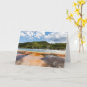 Grande Carte de voeux pliée Printemps Prismatique (Fleur jaune)