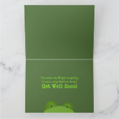 GRANDE carte de voeux semi-transparente de la (Intérieur)